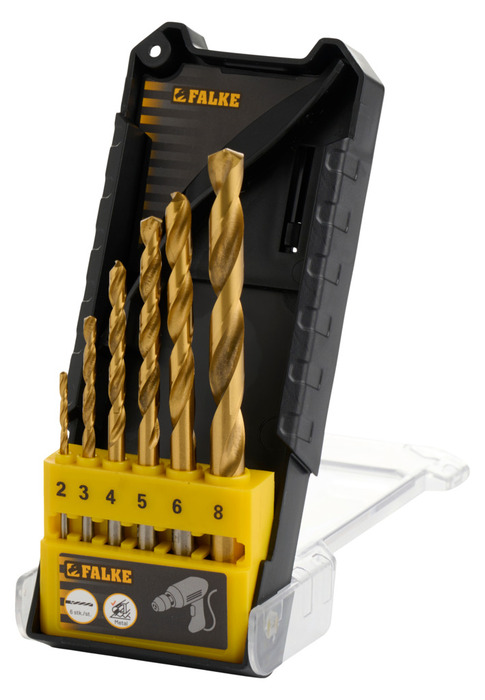 Falke metallborsett med 6 deler